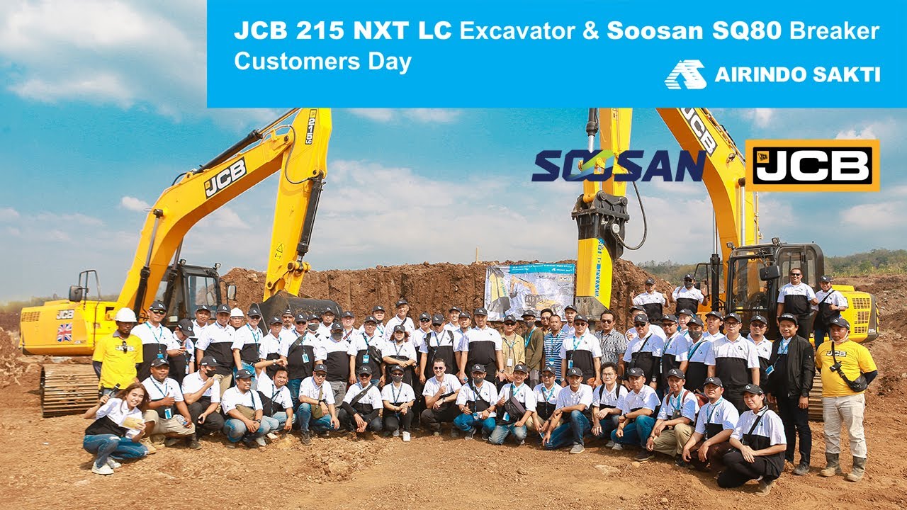 JCB 215NXT LC & Soosan Breaker SQ80 Customers Day - PT Airindo Sakti